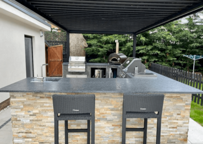 Outdoor Barbeque Kitchen Worktops