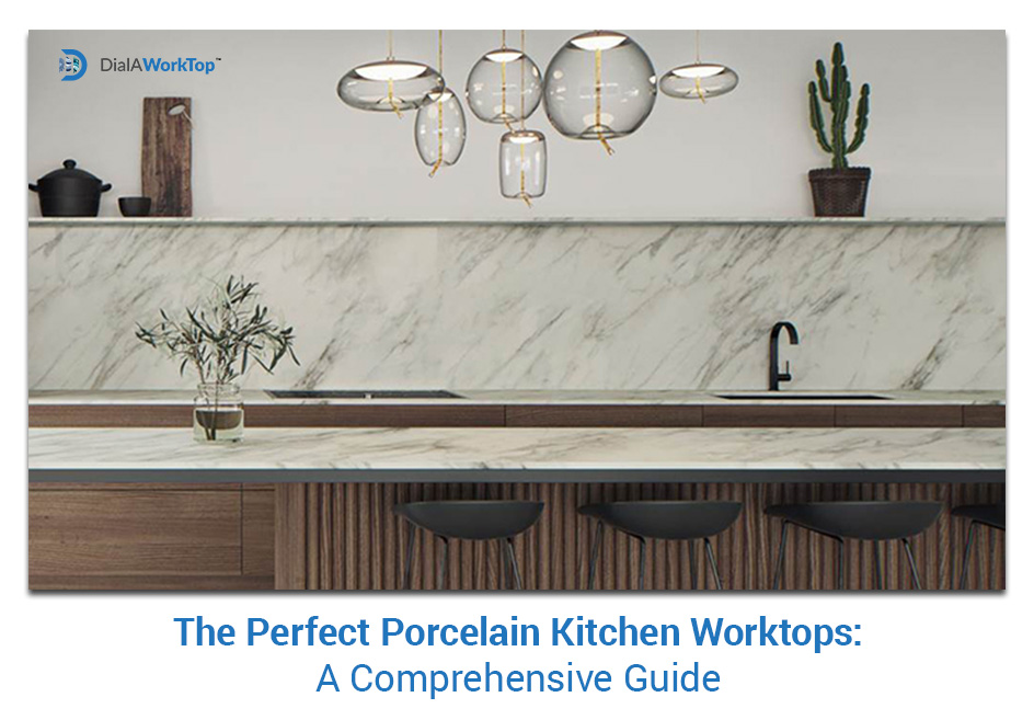 Porcelain kitchen worktops