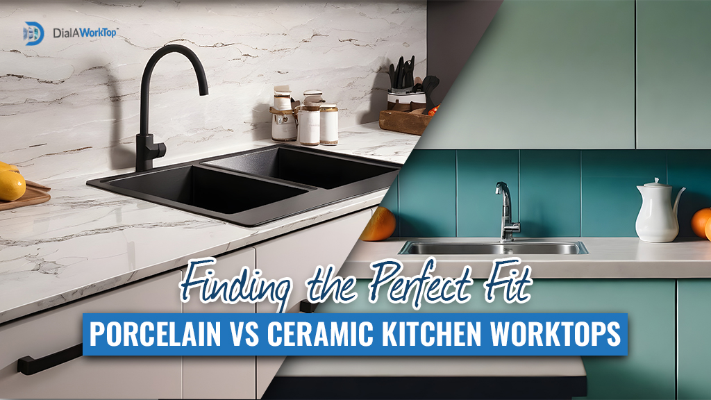 ceramic kitchen worktop and porcelain kitchen worktop